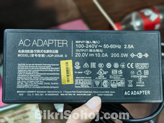 Asus laptop adapter 200W